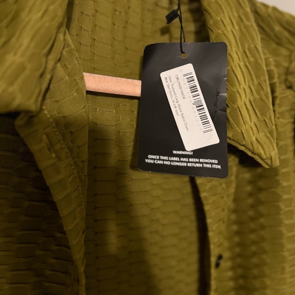 Never worn PLT Dress Olive Green - Picture 4 of 4